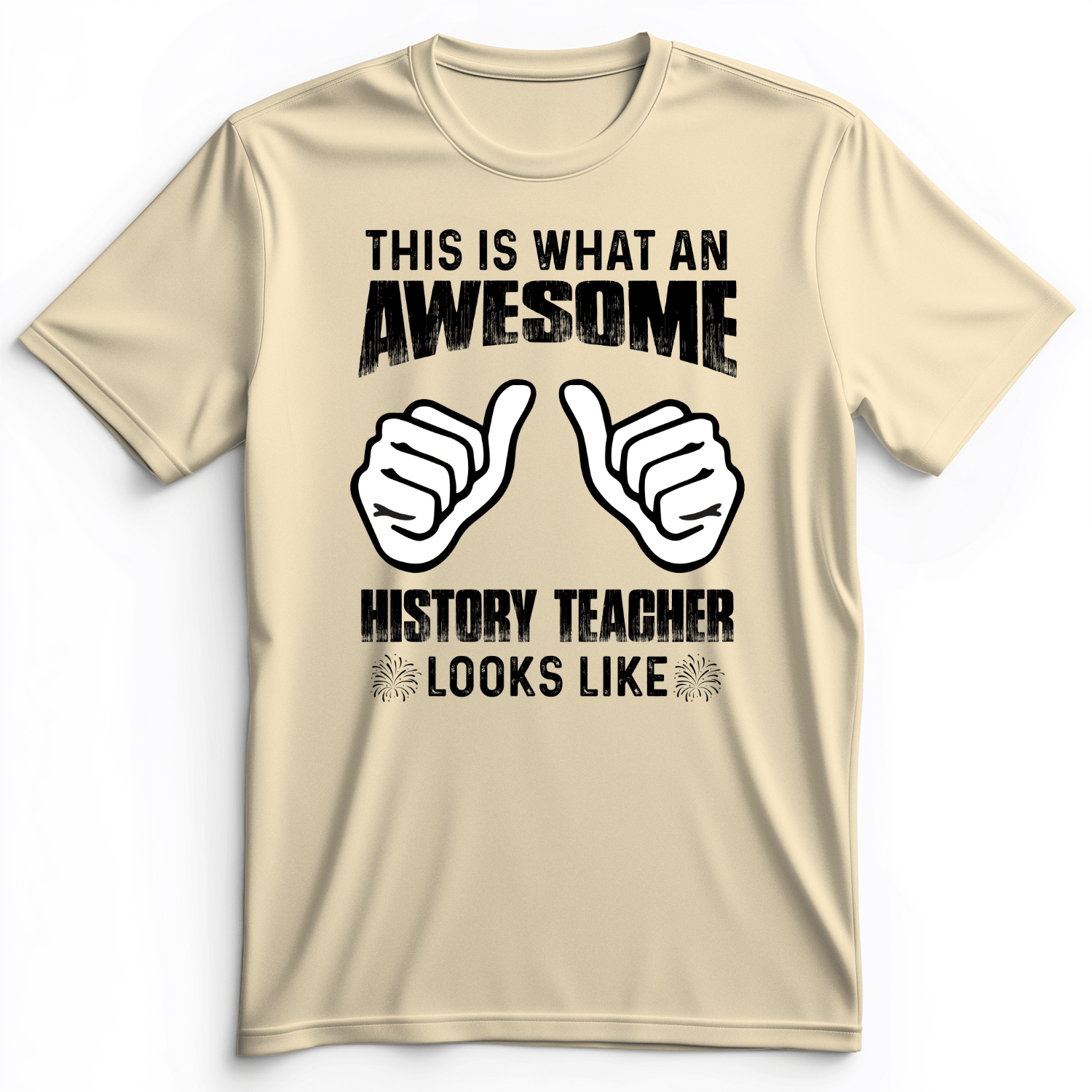 Awesome History Teacher Premium Tee Natural / S