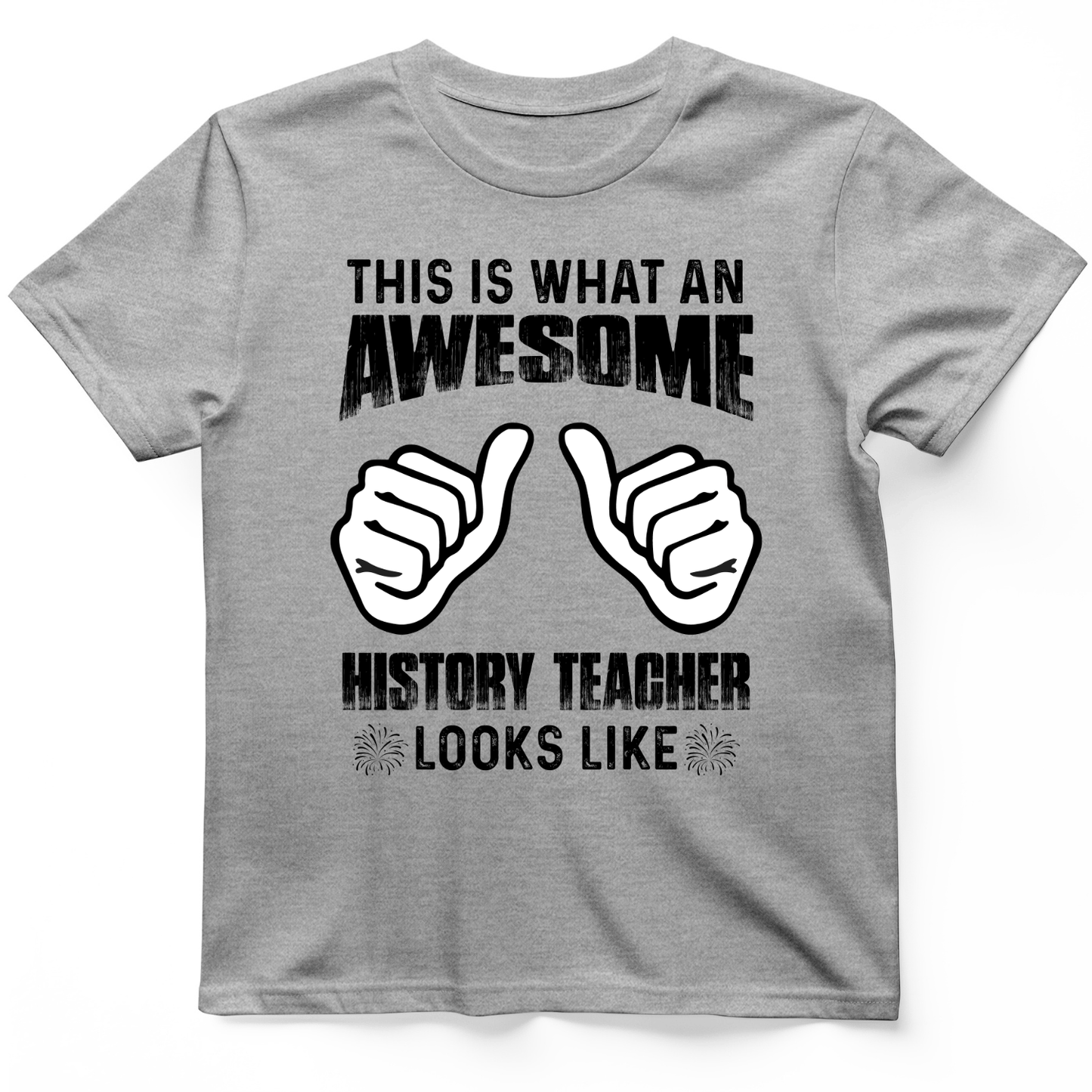 Awesome History Teacher T-Shirt Sport Grey / S