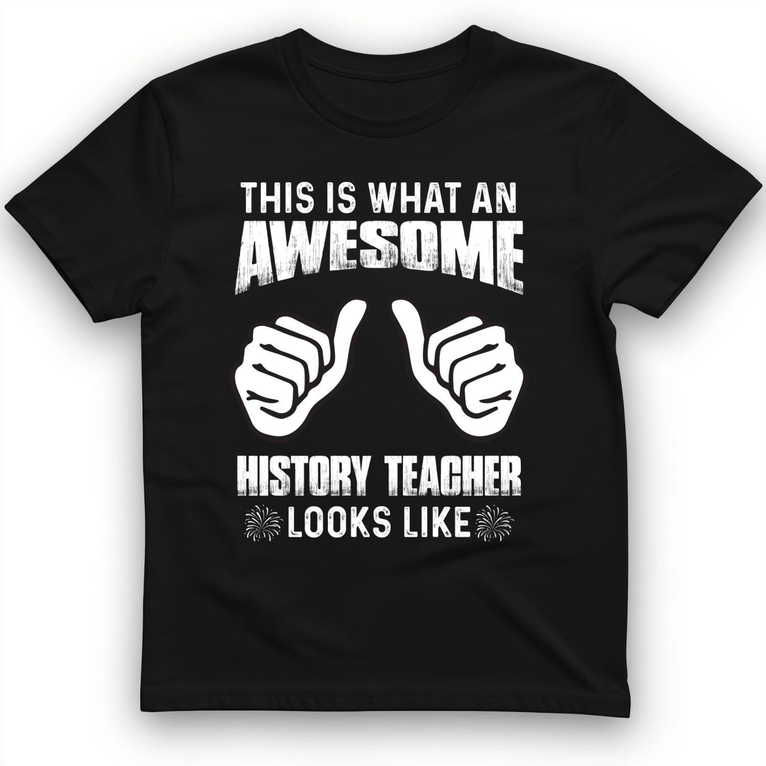 Awesome History Teacher T-Shirt Black / S