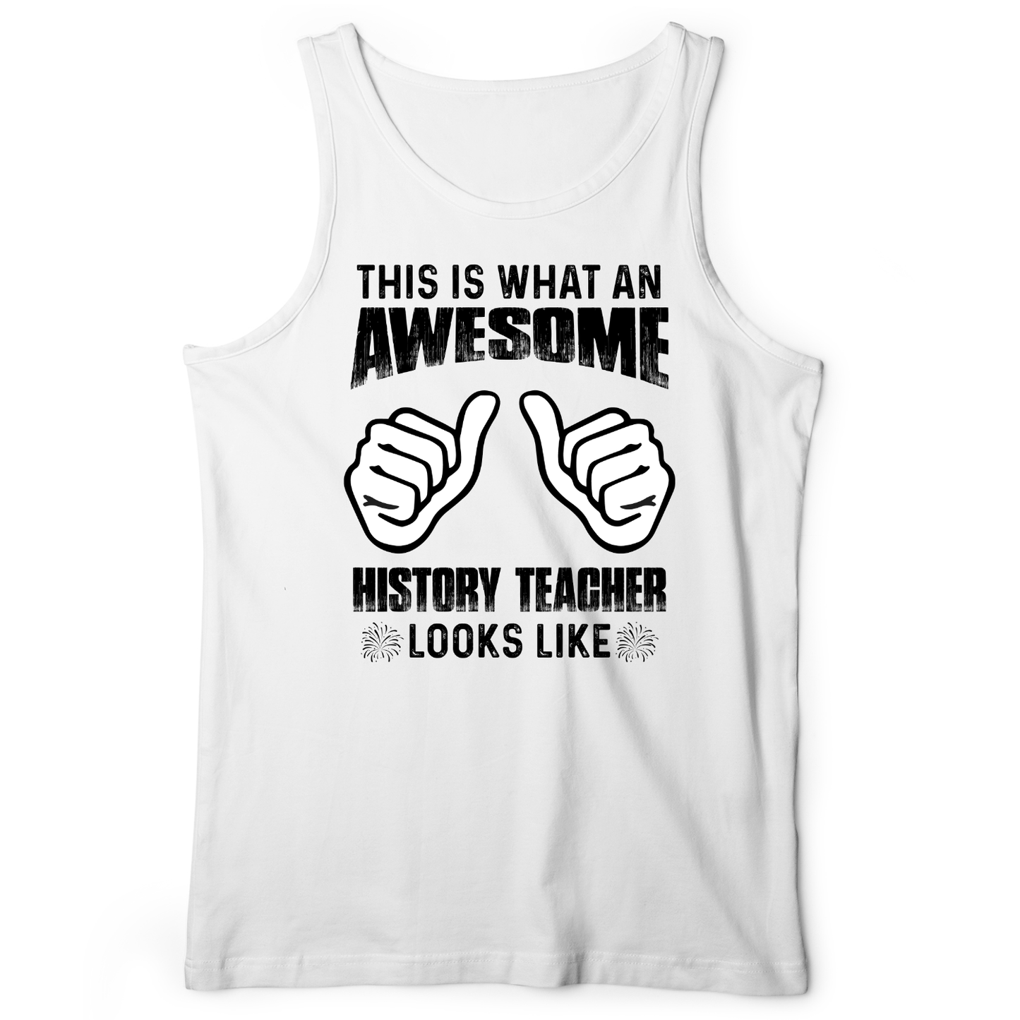 Awesome History Teacher Tank White / XS
