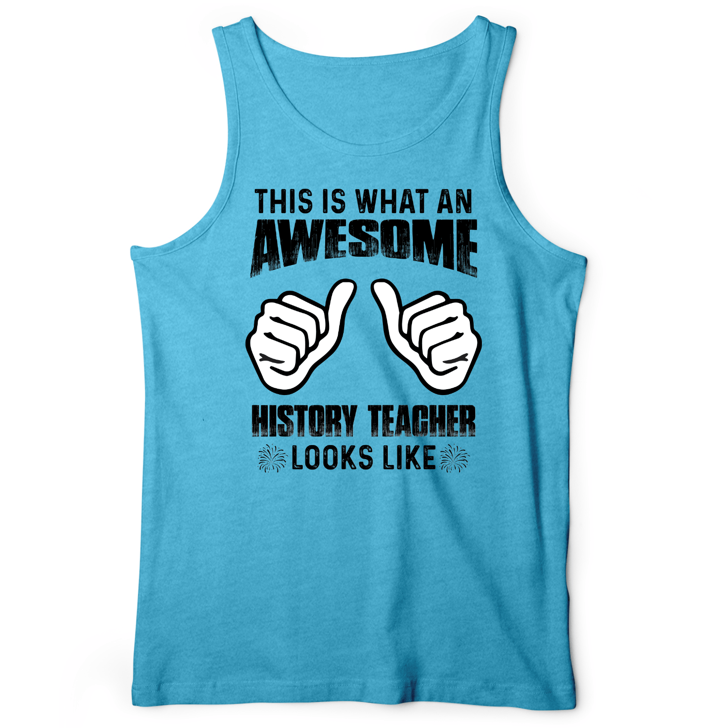 Awesome History Teacher Tank Aqua TriBlend / XS