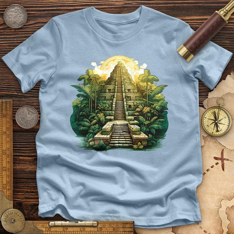 Aztec Pyramid High Quality Tee