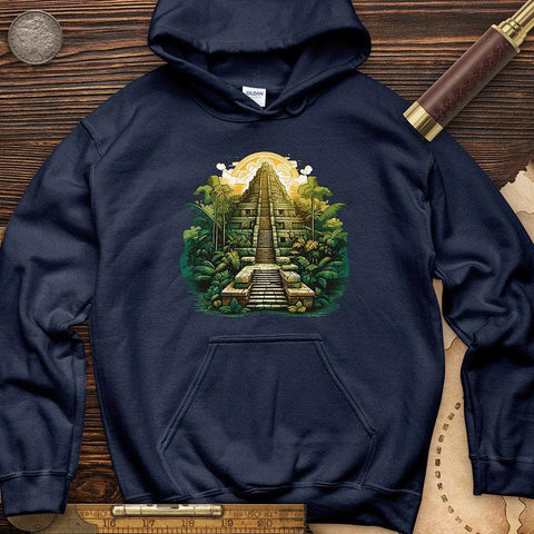 Aztec Pyramid Hoodie Navy / S