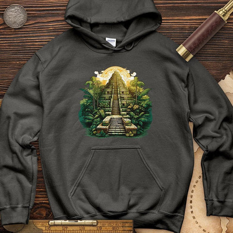 Aztec Pyramid Hoodie Charcoal / S