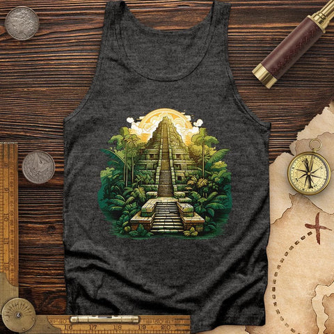 Aztec Pyramid Tank Charcoal Black TriBlend / XS