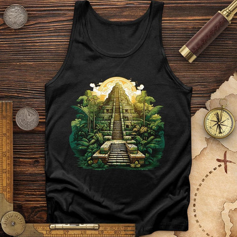 Aztec Pyramid Tank Black / XS