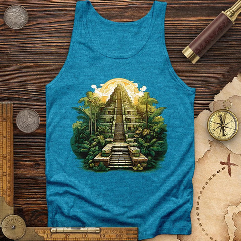 Aztec Pyramid Tank Aqua TriBlend / XS