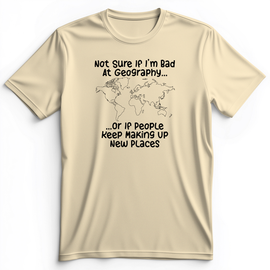 Bad at Geography Premium Tee Natural / S