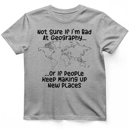 Bad at Geography T-Shirt Sport Grey / S
