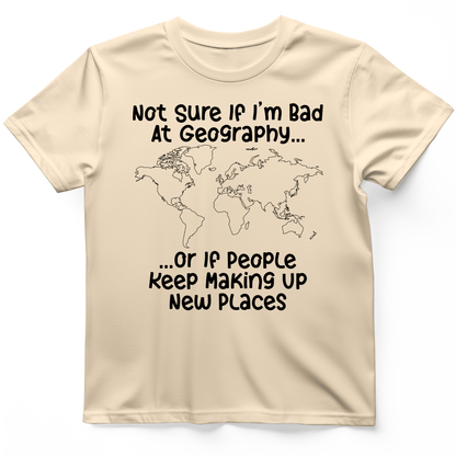Bad at Geography T-Shirt Natural / S