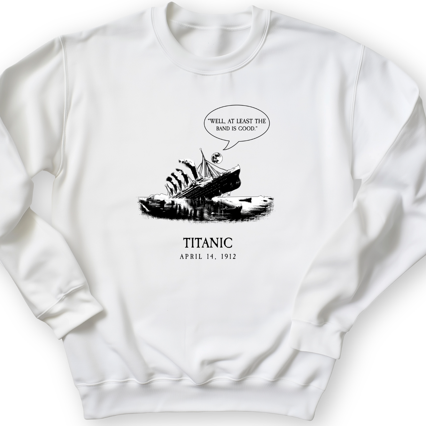 Band's Good Crewneck White / S