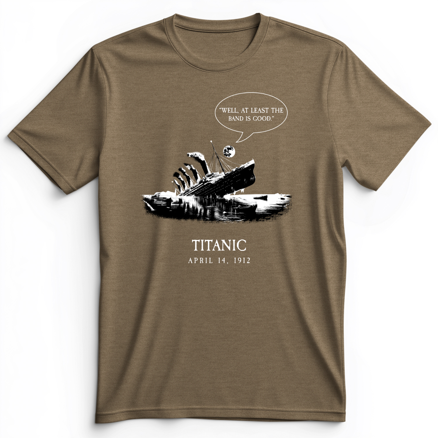 Band's Good Premium Tee Heather Olive / S