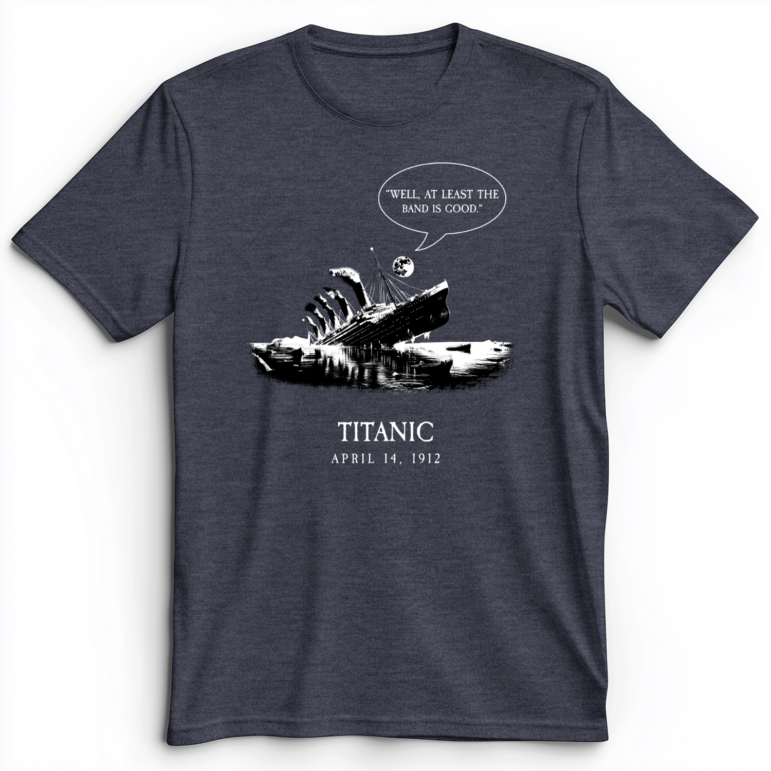 Band's Good Premium Tee Heather Navy / S