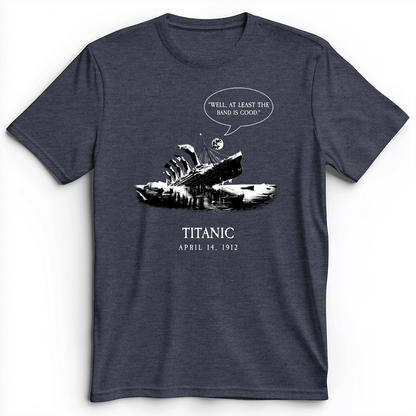 Band's Good Premium Tee Heather Navy / S