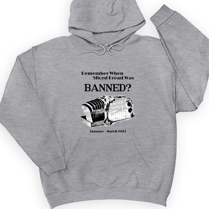 Banned Sliced Bread Hoodie Sport Grey / S