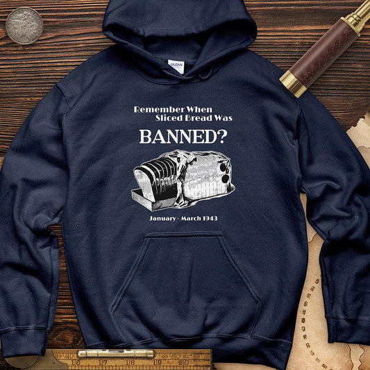 Banned Sliced Bread Hoodie Navy / S