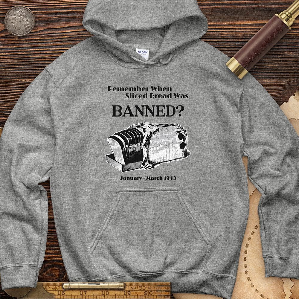 Banned Sliced Bread Hoodie Sport Grey / S