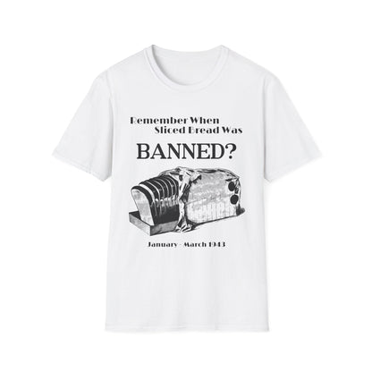 Banned Sliced Bread T-Shirt White / S