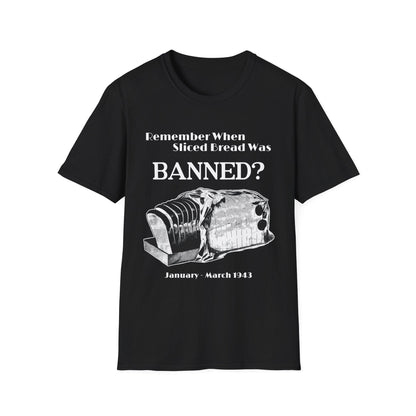 Banned Sliced Bread T-Shirt Black / S