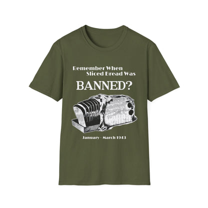 Banned Sliced Bread T-Shirt Military Green / S