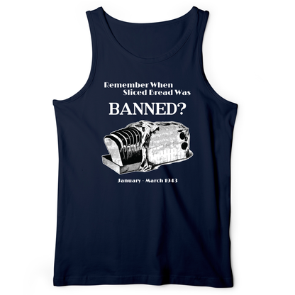Banned Sliced Bread Tank Navy / XS