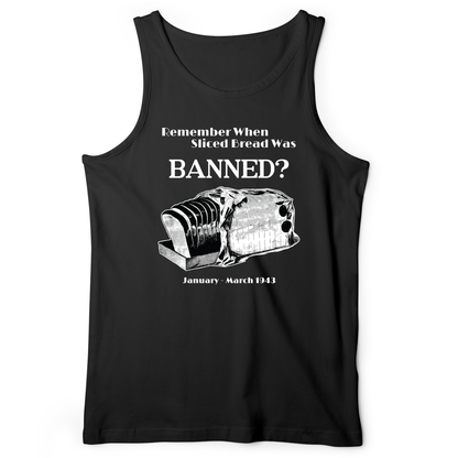 Banned Sliced Bread Tank Black / XS