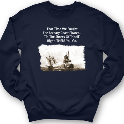 Barbary Pirates Crewneck Navy / S