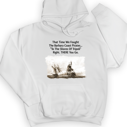 Barbary Pirates Hoodie White / S
