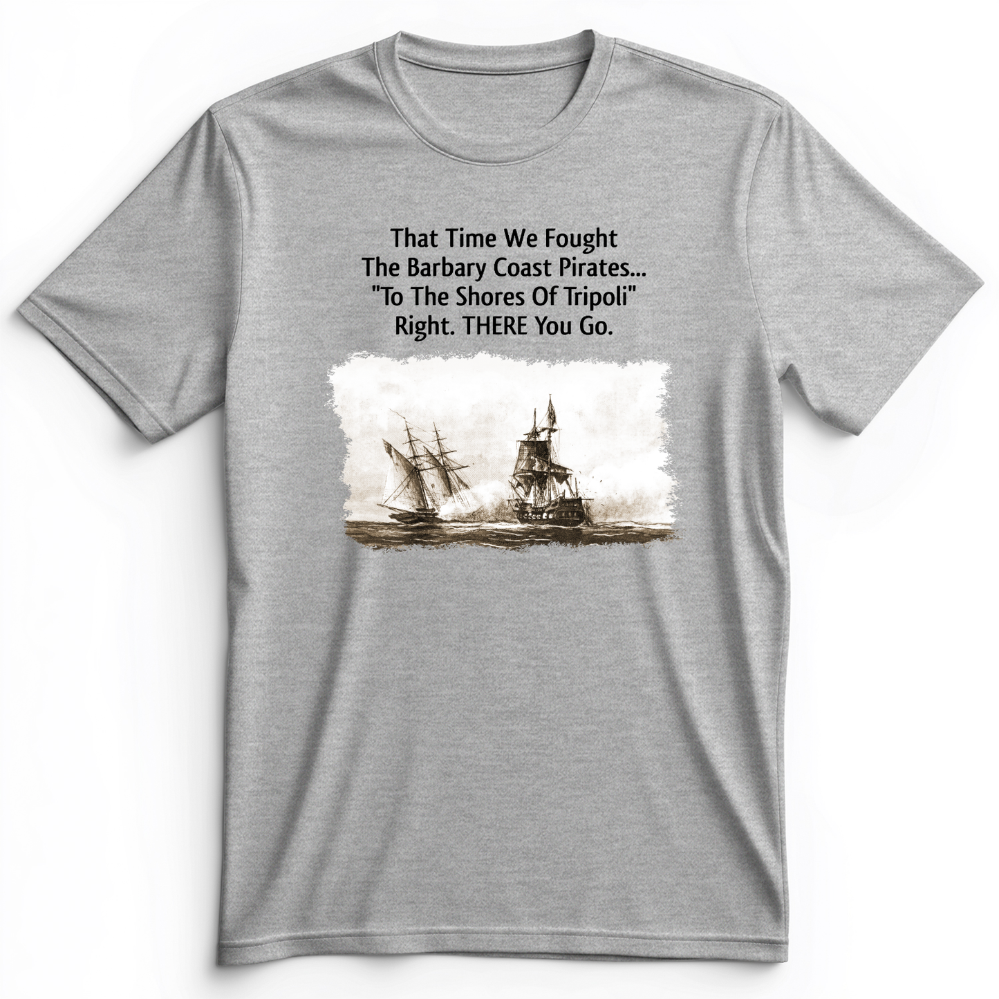 Barbary Pirates Premium Tee Athletic Heather / S