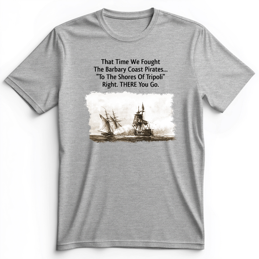 Barbary Pirates Premium Tee Athletic Heather / S