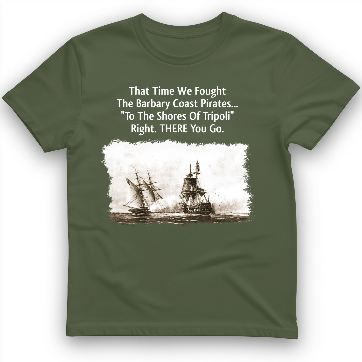 Barbary Pirates T-Shirt Military Green / S