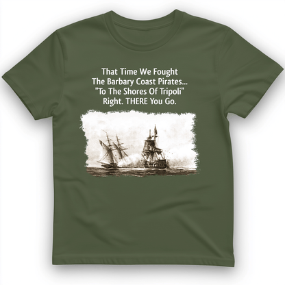 Barbary Pirates T-Shirt Military Green / S
