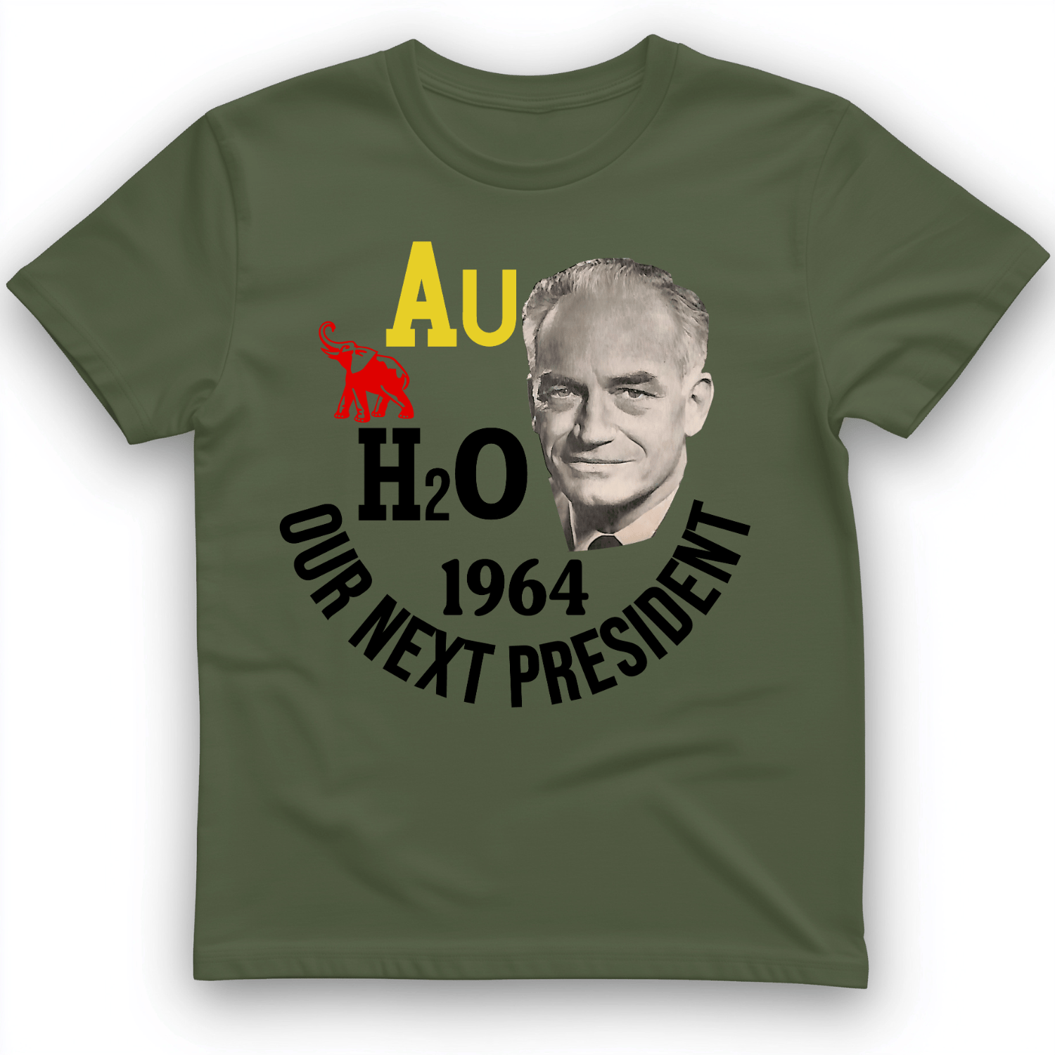 Barry Goldwater T-Shirt Military Green / S