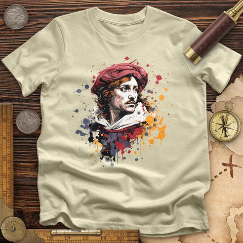 Bartolomeu Dias Splatter T-Shirt Natural / S