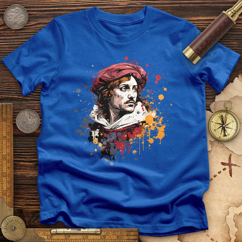 Bartolomeu Dias Splatter T-Shirt Royal / S