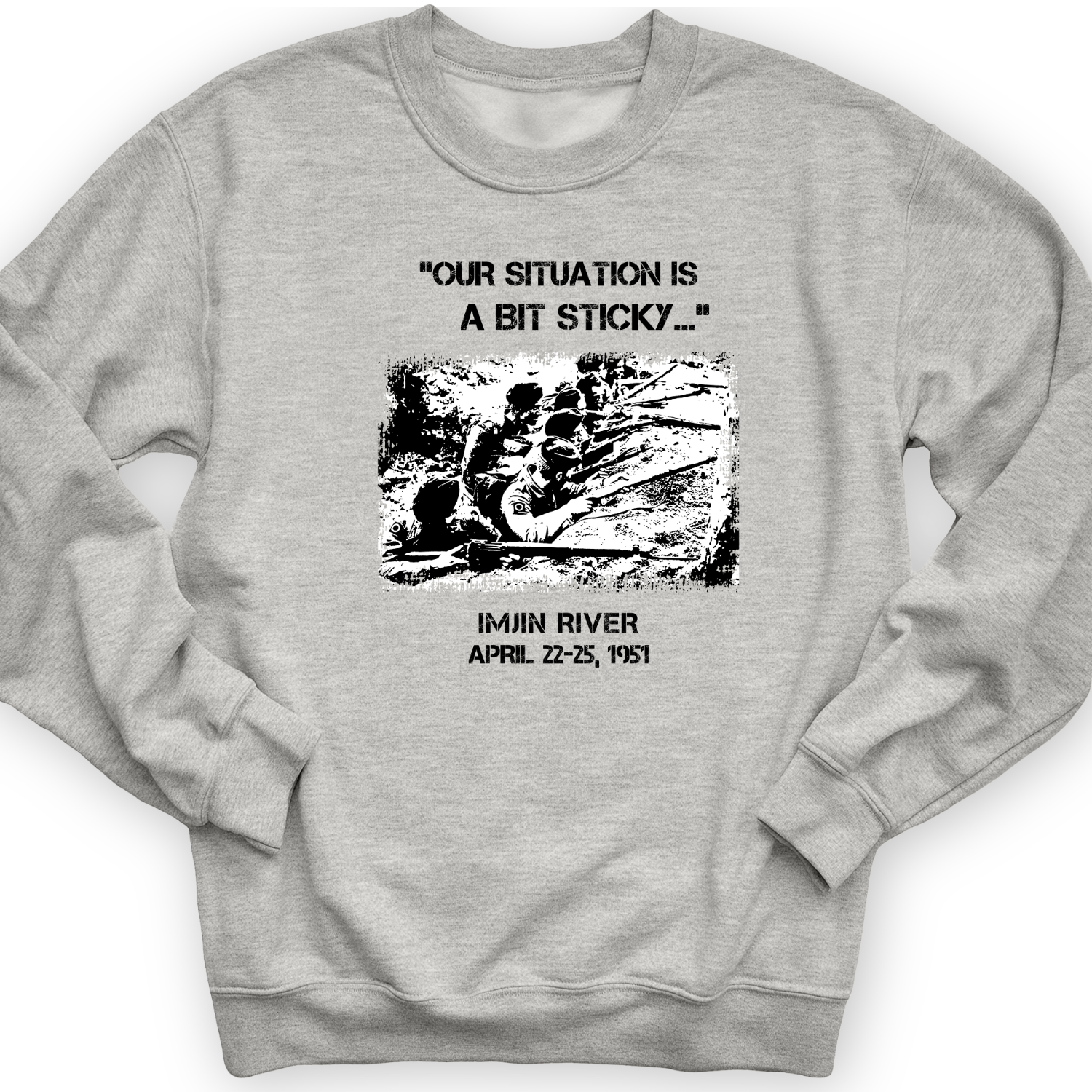 Battle Of Imjin Crewneck Sport Grey / S