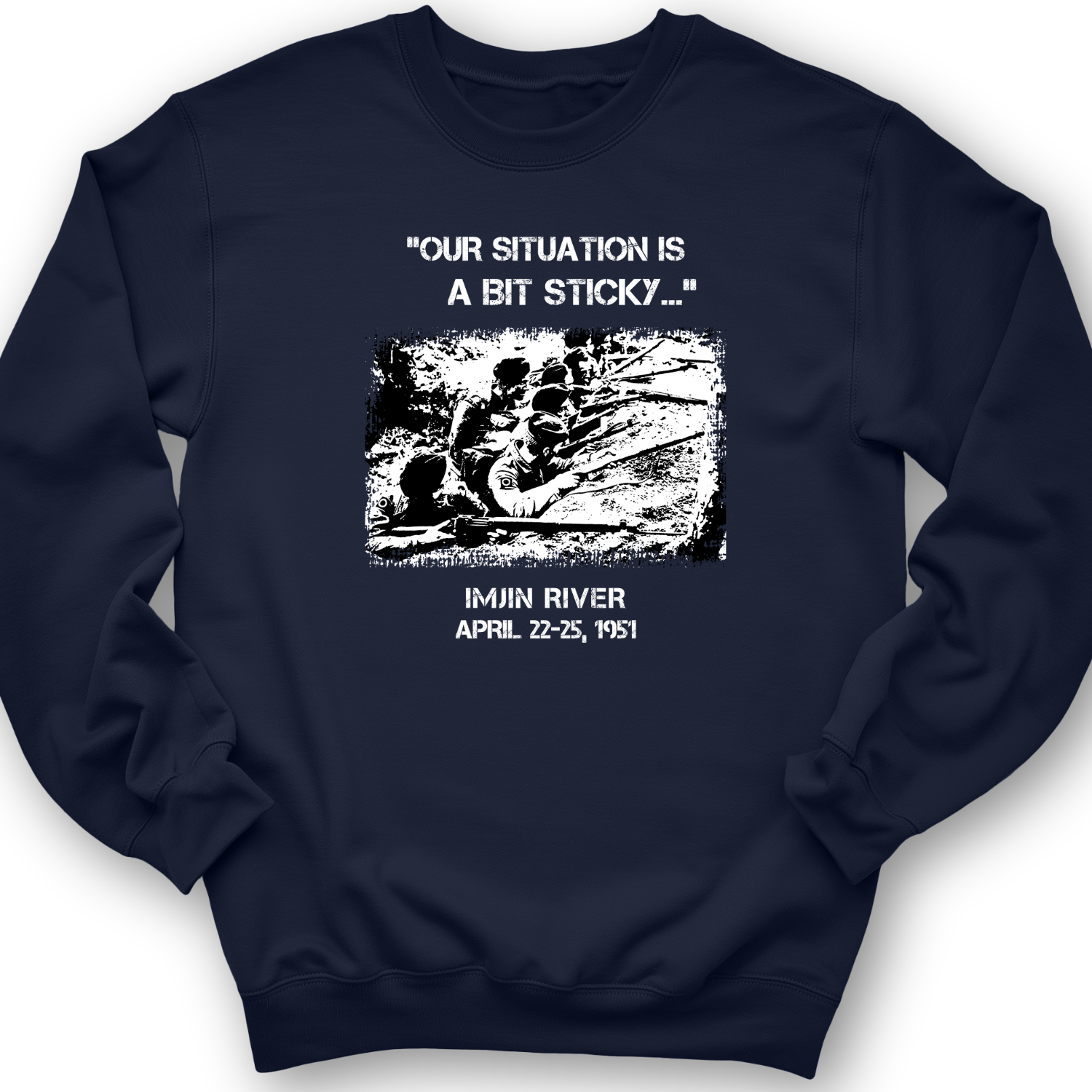 Battle Of Imjin Crewneck Navy / S