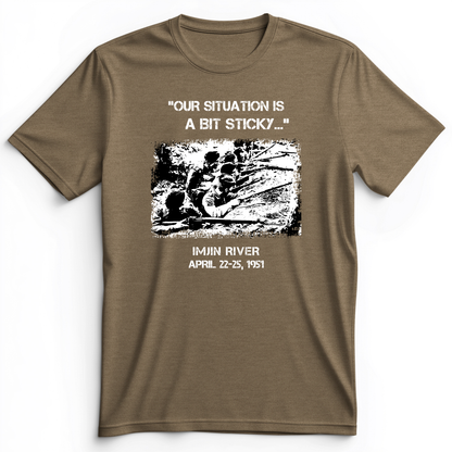 Battle Of Imjin Premium Tee Heather Olive / S