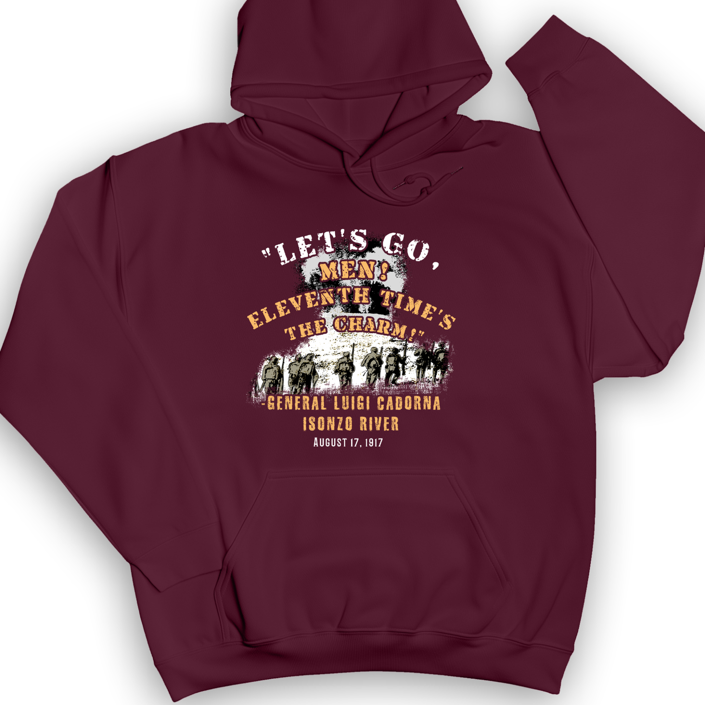 Battle Of Isonzo Hoodie Maroon / S