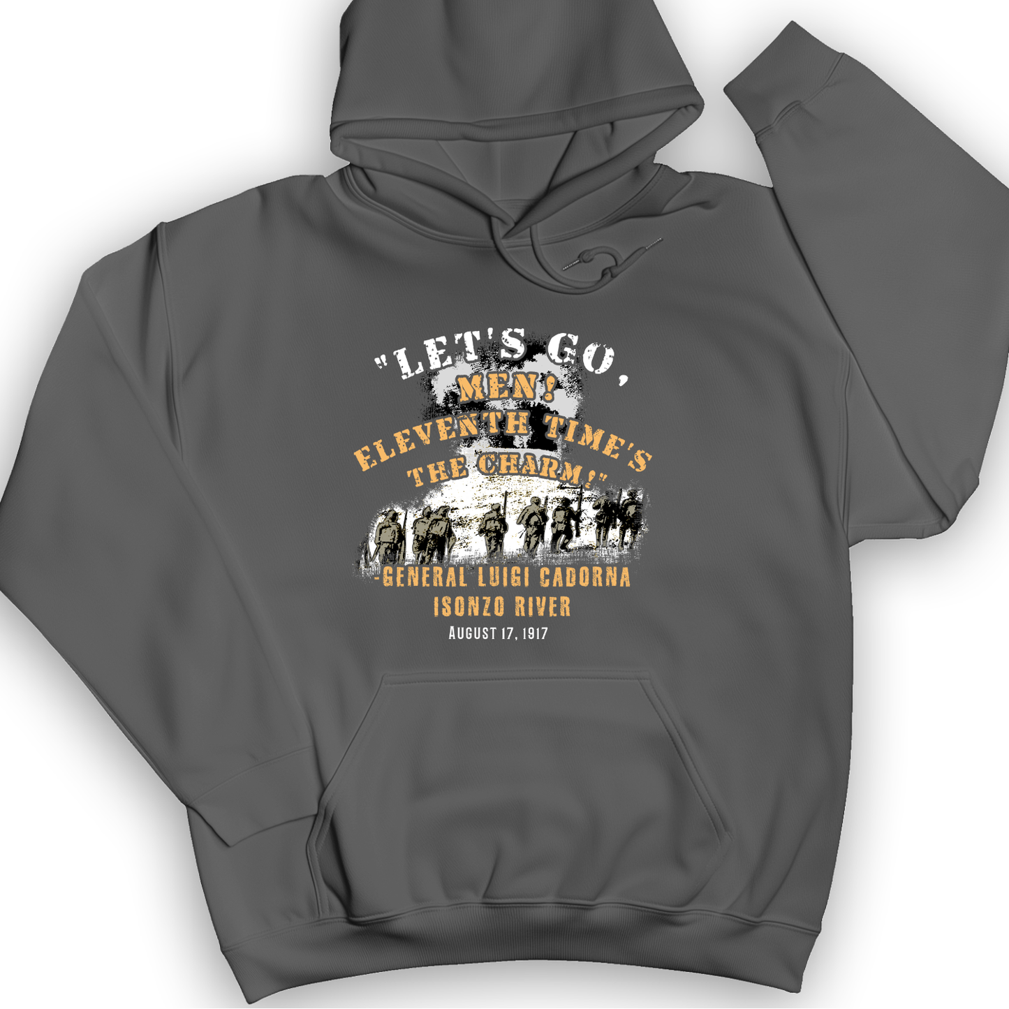Battle Of Isonzo Hoodie Charcoal / S