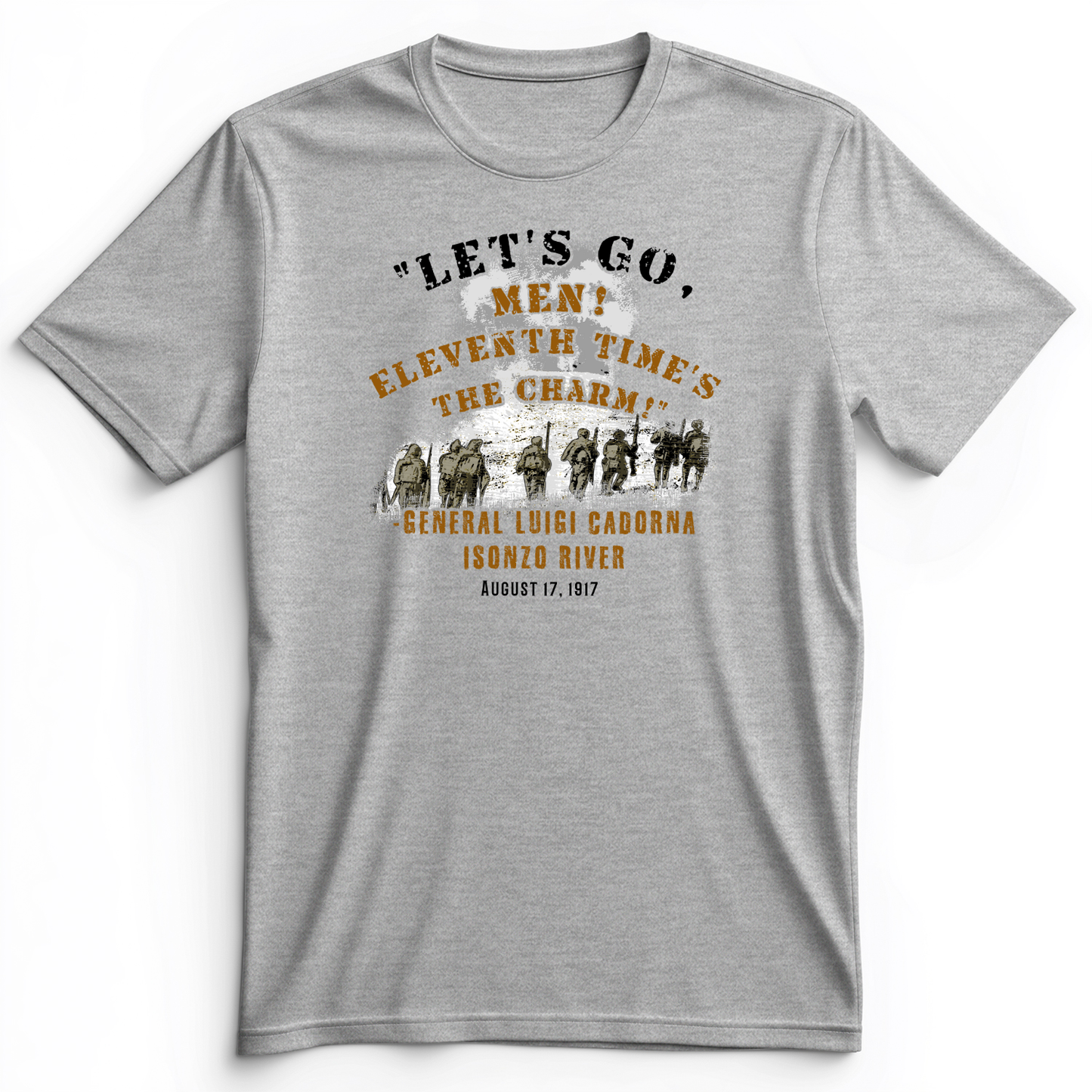 Battle Of Isonzo Premium Tee Athletic Heather / S