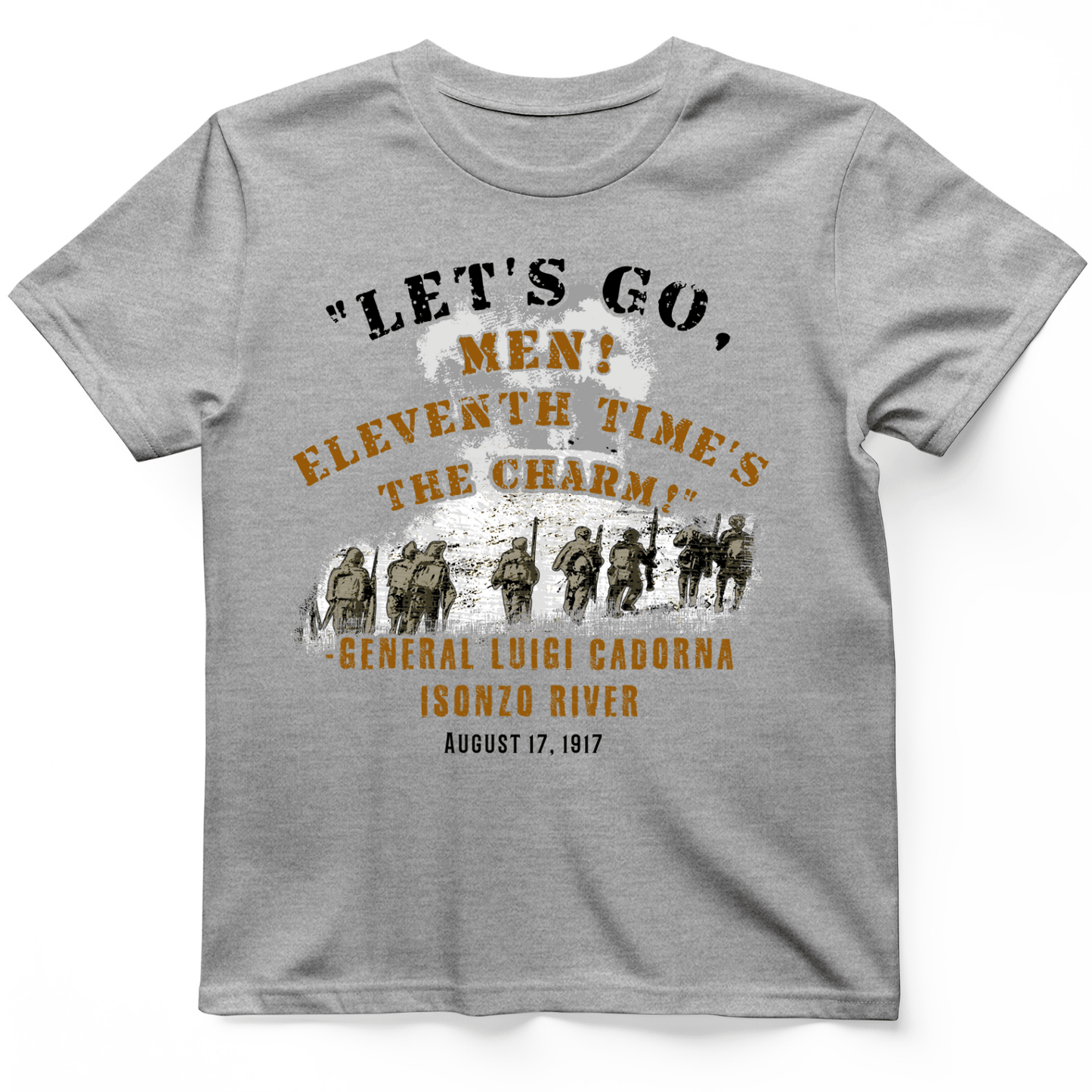 Battle Of Isonzo T-Shirt Sport Grey / S