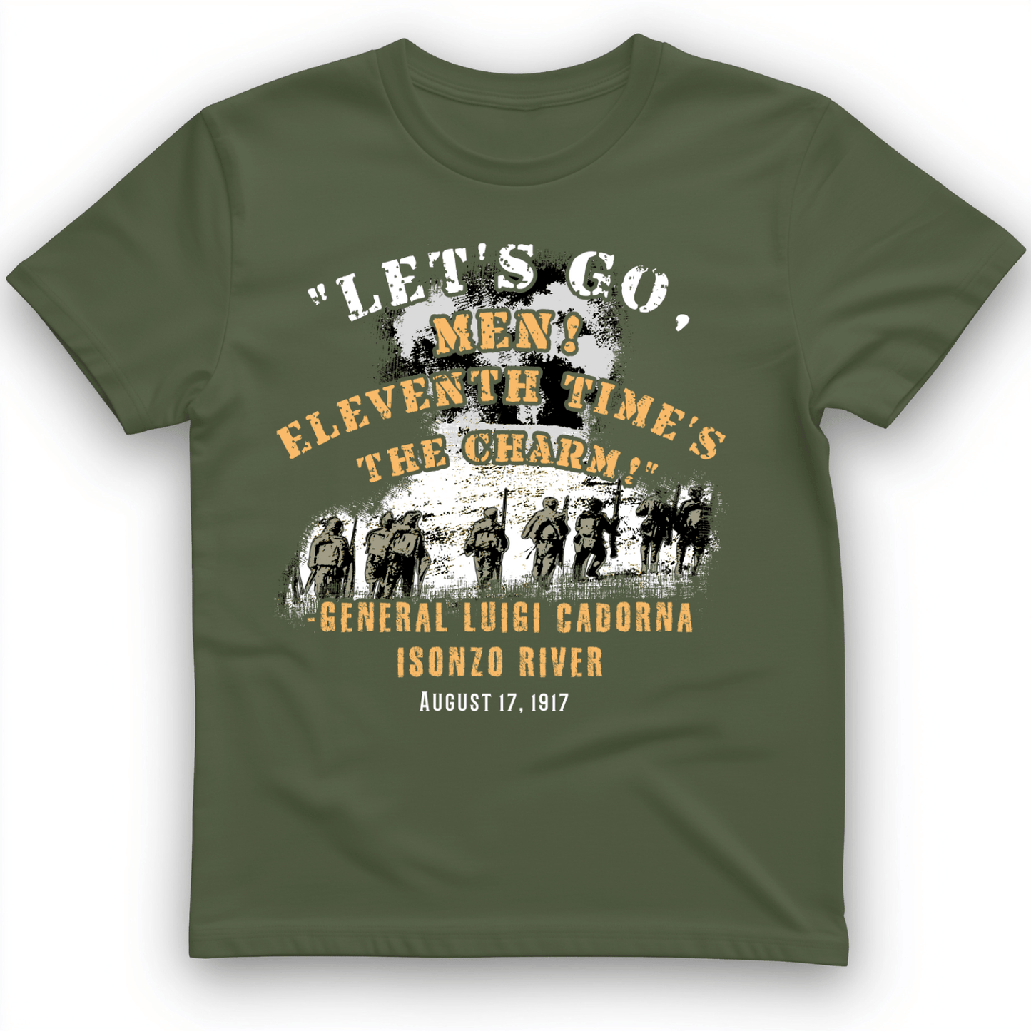 Battle Of Isonzo T-Shirt Military Green / S