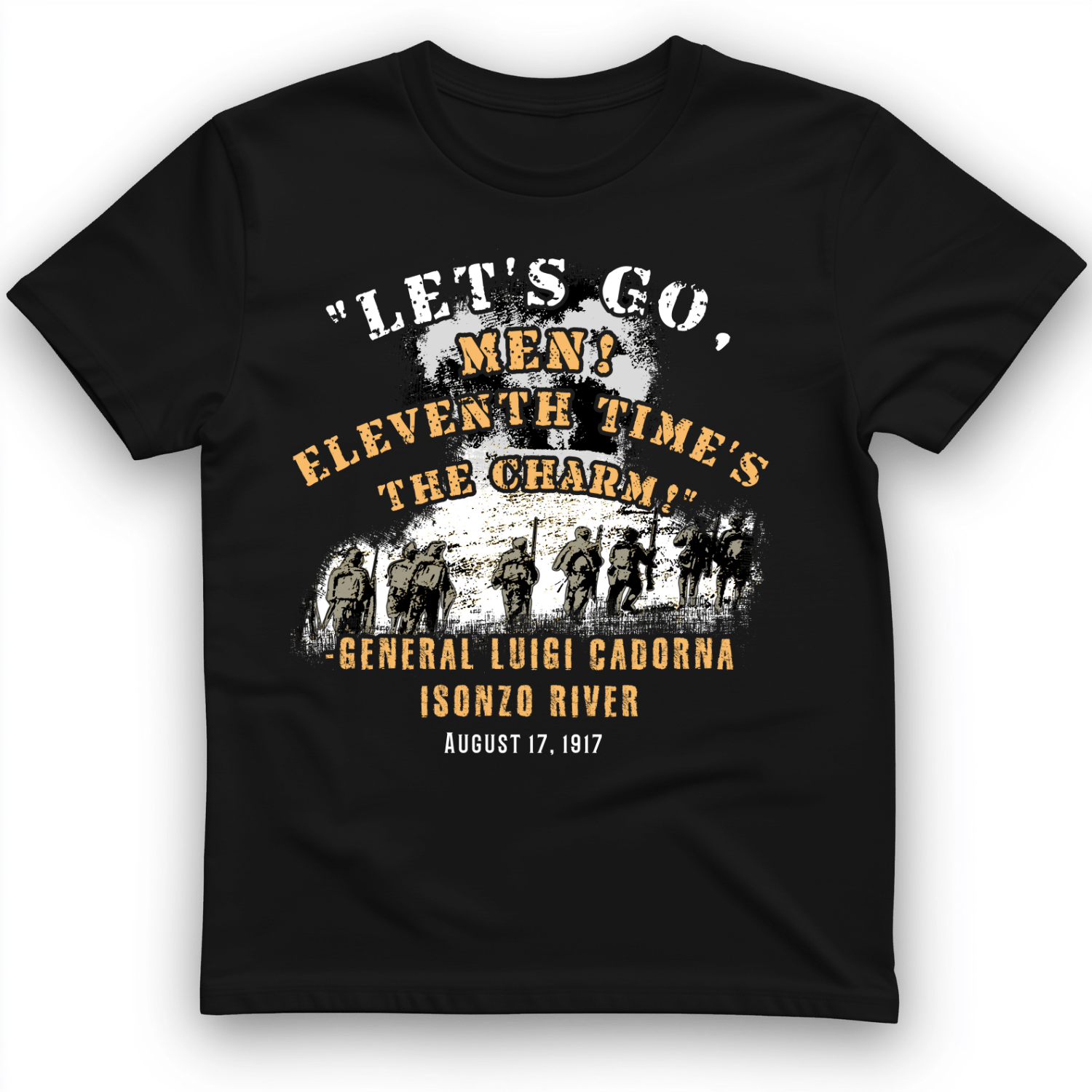 Battle Of Isonzo T-Shirt Black / S