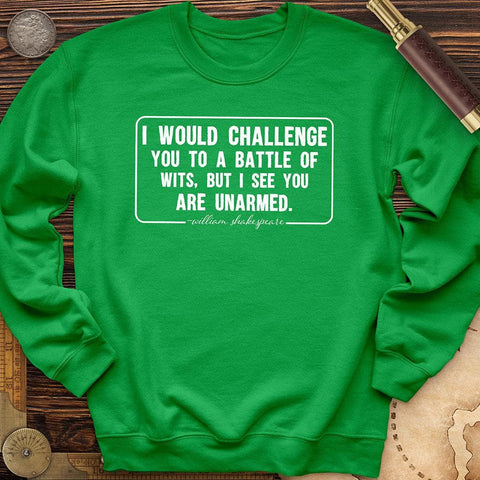 Battle of Wits Crewneck Irish Green / S