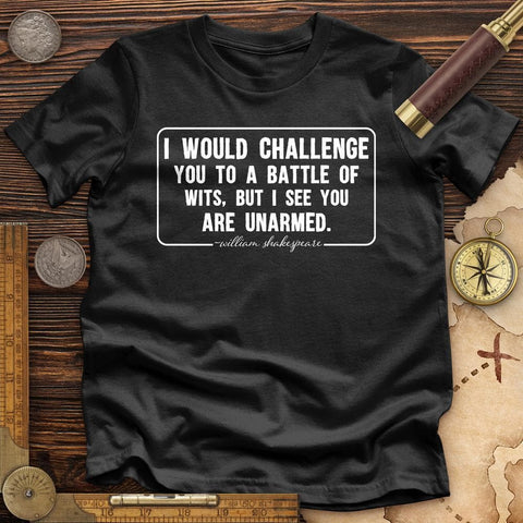 Battle of Wits High Quality Tee Black / S