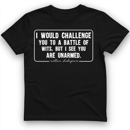 Battle of Wits T-Shirt Black / S