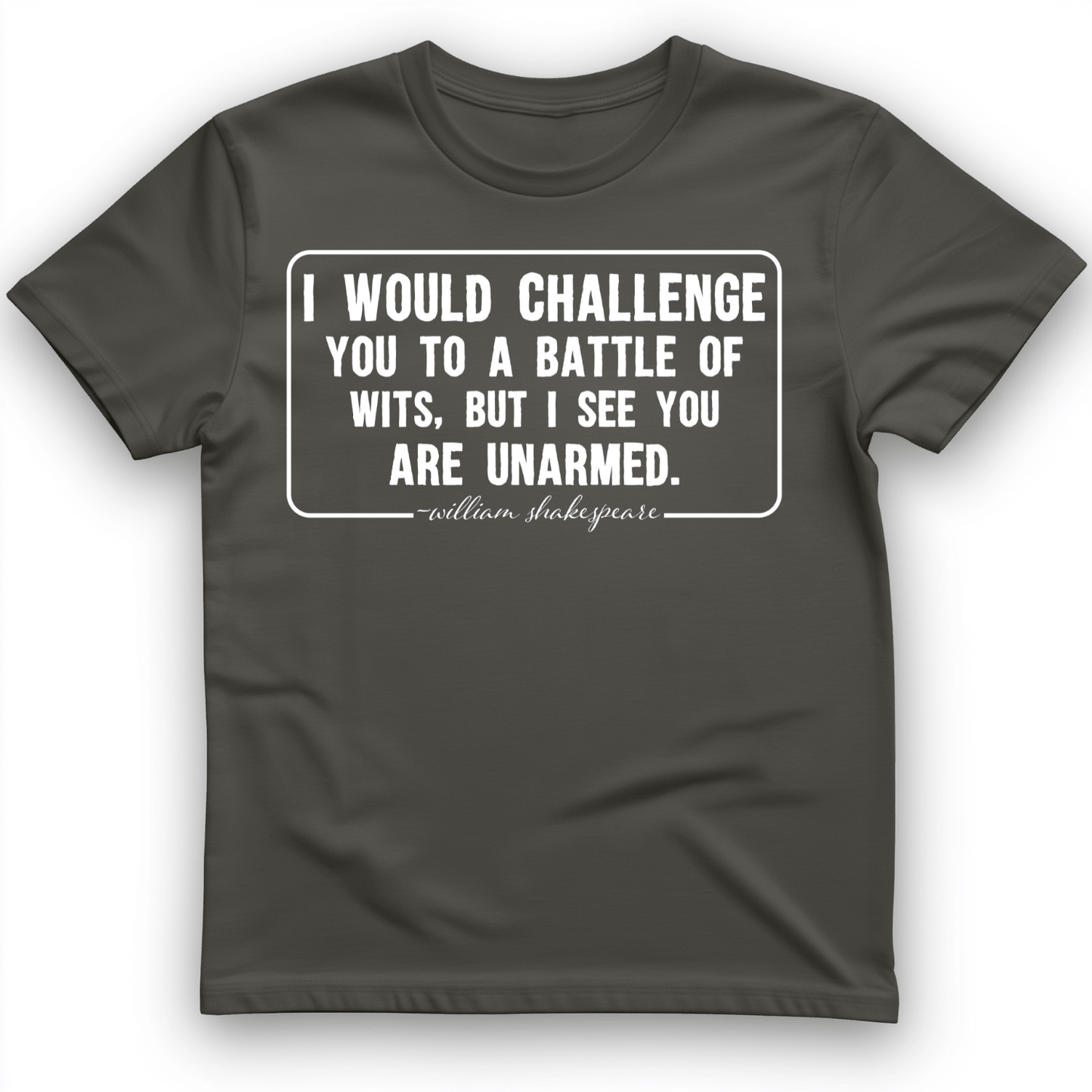 Battle of Wits T-Shirt Charcoal / S