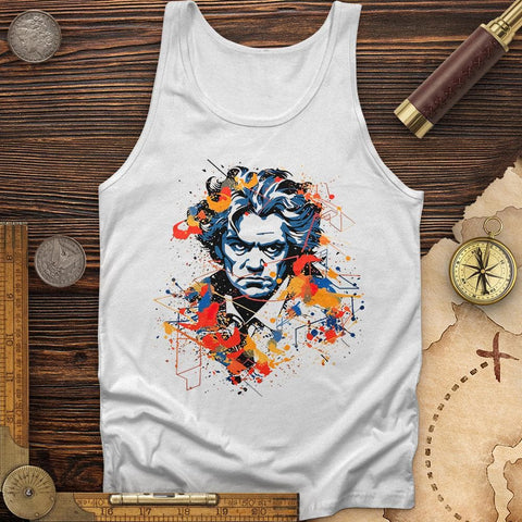 Beethoven's Music Blaze Tank White / XS