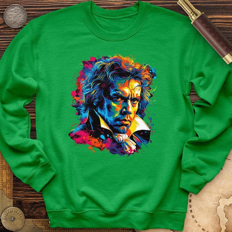 Beethoven Vibrant Crewneck Irish Green / S